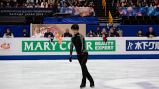 Yuzuru Hanyu practices in Saitama