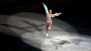 Japan's Satoko Miyahara performs during the gala exhibition. (REUTERS-Issei Kato)