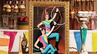 Paris 2024 art poster : Elsa & Johanna, a special Sunday