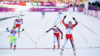 Cross-Country Skiing - Women's Sprint Free - Medallists