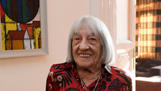 Agnes Keleti with her 5 Olympic gold medals