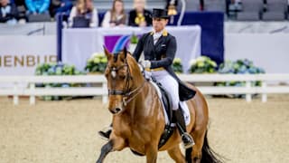 Isabel Werth on Emilio at the Gothenburg Horse show in 2017
