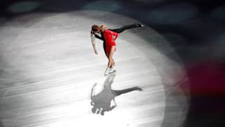 Russia's Evgenia Tarasova and Vladimir Morozov perform during the gala exhibition. (REUTERS-Issei Kato)