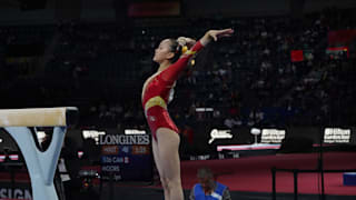 China's Chen Yile performs on balance beam at the 2019 World Championships (Photo: Olympic Channel)