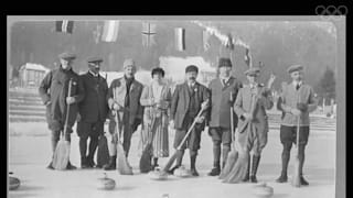 Curling in Chamonix - The Swedish and British teams