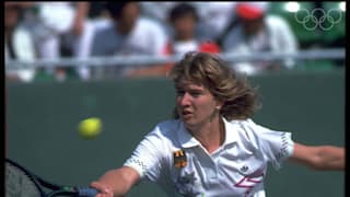 Steffi Graf wins Gold in Womens Singles