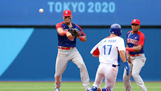 Dominican Republic v Republic of Korea - Baseball - Olympics: Day 15