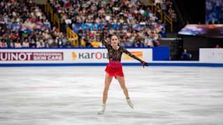Alina Zagitova performs her gold medal free skate at the World Championships