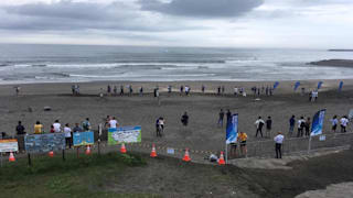 View from the broadcast camera tower