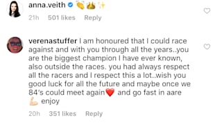 Kjetil Jansrud, Anna Veith, Elena Fanchini comments