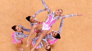 Rhythmic gymnastics: the Russians obtained the best score in the ball routine