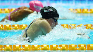 Lilly King of the United States competes in the Women's 100m Breaststroke Final on day three of the Gwangju 2019 FINA World Championships at Nambu International Aquatics Centre on July 23, 2019 in Gwangju, South Korea. (Photo by Clive Rose/Getty Images)