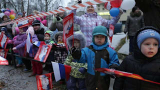 SOCHI 2014 - OLYMPIC TORCH RELAY - DAY 16 - KIDS