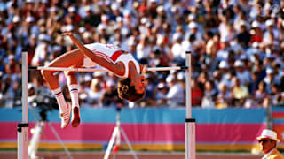 LEICHTATHLETIK OLYMPISCHE SPIELE 1984 in LOS ANGELES 100884