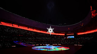 A general view inside the stadium during the Closing Ceremony of the 2022 Beijing Winter Paralympics