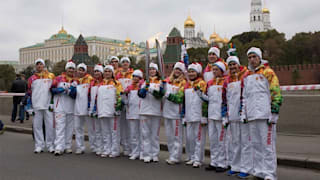 SOCHI 2014 - OLYMPIC TORCH RELAY - DAY 1