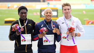 Vashaun-Vasciana-Silver-Jamaica-Sasha-Zhoya-Gold-France-Jakub-Szymanski-110m-Hurdle-Omondi-Onyango