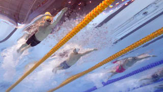 Clyde Lewis (L) of Australia, Sun Yang of China and Duncan Scott of Great Britain compete in the Men's 200m Freestyle Final on day three of the Gwangju 2019 FINA World Championships at Nambu International Aquatics Centre on July 23, 2019 in Gwangju, South Korea. (Photo by Maddie Meyer/Getty Images)