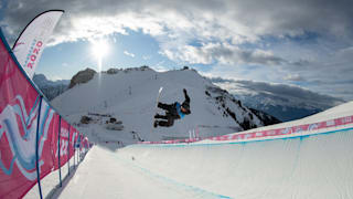 Gian Andrin Biele SUI takes part in practice for the  Snowboarding Halfpipe at Leysin Park. The Winter Youth Olympic Games, Lausanne, Switzerland, Friday 17 January 2020. Photo: OIS/Joel Marklund.