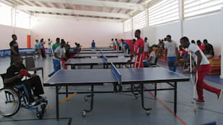Para Tennis de Table: IOC SPORT FOR HOPE PROGRAMME. PORT-AU-PRINCE (HAITI).