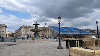 The stands for the Skateboard's venues are ready 