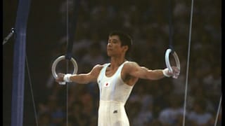 KOJI GUSHIKEN JAPAN RINGS GYMNASTICS GOLD