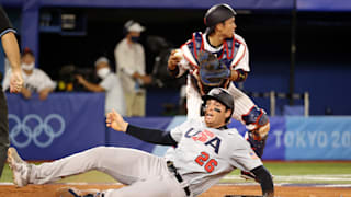 United States v Japan - Baseball - Olympics: Day 10