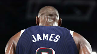 Lebron James #6 of Team United States