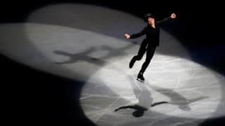 Japan's Shoma Uno performs during the gala exhibition. (REUTERS-Issei Kato)
