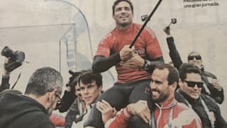 'Heroes of the Pacific' says El Bocon on the first page inside the paper.