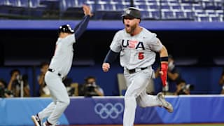 United States v Japan - Baseball - Olympics: Day 10