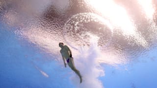 Evgenii Kuznetsov of Russia competes in the Men's 3m Springboard Semifinal on day six of the Gwangju 2019 FINA World Championships at Nambu International Aquatics Centre on July 17, 2019 in Gwangju, South Korea. (Photo by Catherine Ivill/Getty Images)