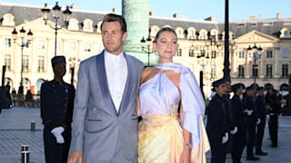 Norwegian tennis star Casper Ruud and Maria Galligani.  