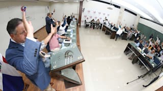 NOC. Voting during the General Assembly of the Dominican Republic NOC