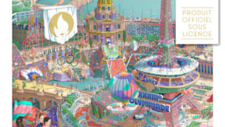 パリ 2024 オリ•パラリンピック　ポスター 2枚セット　公式（完売品）① Paris 2024 Olympic logo, poster design & look of the games