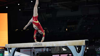 China's Chen Yile performs on balance beam at the 2019 World Championships (Photo: Olympic Channel)