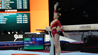 China's Chen Yile performs on balance beam at the 2019 World Championships (Photo: Olympic Channel)