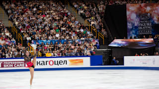 Alina Zagitova performs her gold medal free skate at the World Championships