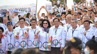 NOCT. First 2023 Olympic Day event in Thailand, celebrated in Nan Province, with IOC Members Khunying Patama Leeswadtrakul and Karl Stoss among the participants. 