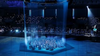 Dancers perform during the Opening Ceremony on day one of the Gwangju 2019 FINA World Championships on July 12, 2019 in Gwangju, South Korea. (Photo by Catherine Ivill/Getty Images)