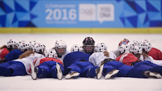 Ice Hockey Training session