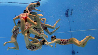 18th FINA World Swimming Championships - Women's Team Technical Final - Yeomju Gymnasium, Gwangju, South Korea - July 16, 2019. Team China competes. REUTERS/Stefan Wermuth