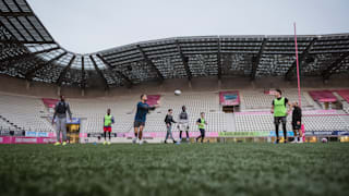 Warming up for the next Rugby game