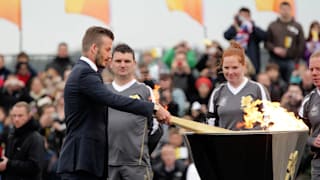 THE OLYMPIC FLAME ARRIVES IN GREAT BRITAIN