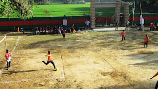 Girls football match as part of International Women’s Day 2022