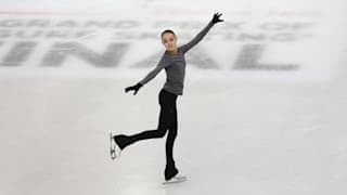 Anna Shcherbakova in Grand Prix Final practice