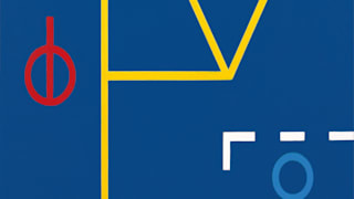 Paris 2024 art poster: Gilles Elie, The blue line: Breaking