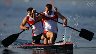 Olympics Day 14  CanoeKayak  Flatwater  Mens C2 100m final