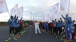SOCHI 2014 - OLYMPIC TORCH RELAY - DAY 15 - PETROZAVODSK