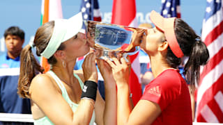 Sania Mirza: Women's doubles title winner in 2015.